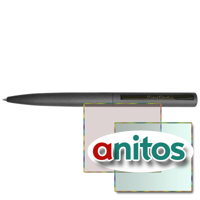 Шариковая ручка Pierre Cardin TECHNO. Корпус - пластик и алюминий, клип - металл. Цвет - серый мат