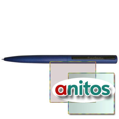 Шариковая ручка Pierre Cardin TECHNO. Корпус - пластик и алюминий, клип - металл. Цвет - синий мат