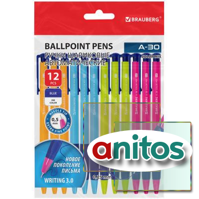    BRAUBERG A-30 COLOR MIX 