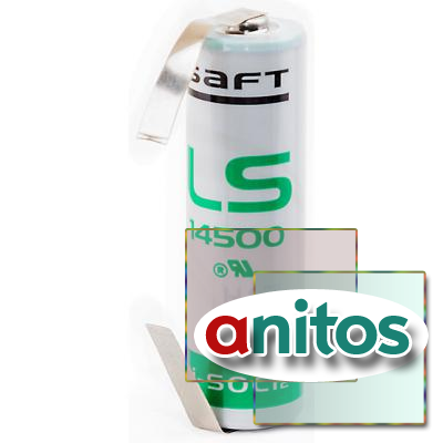 Промышленный литиевый спецэлемент SAFT LS 14500 CNR AA с лепестковыми выводами