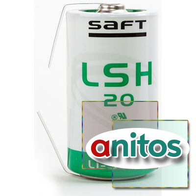 Промышленный литиевый спецэлемент SAFT LSH 20 CNR D с лепестковыми выводами
