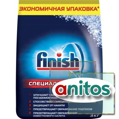 Соль для посудомоечных машин FINISH 3кг