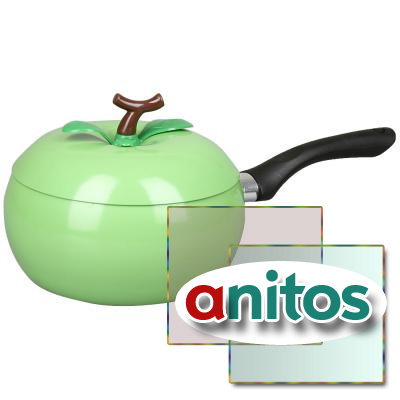Соусник 18 см яблоко + крышка SL1823 Vegetto