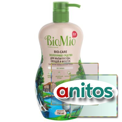 Средство для мытья посуды BioMio BIO-CARE овощ/фрук б/запаха конц 750мл доз