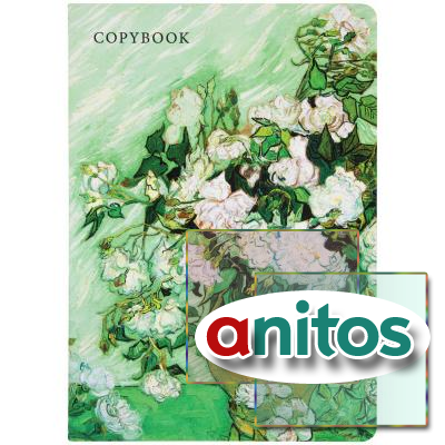  A5 (147210) 40, , , SoftTouch,   70/, WHITE ROSES, BRAUBERG, 403785