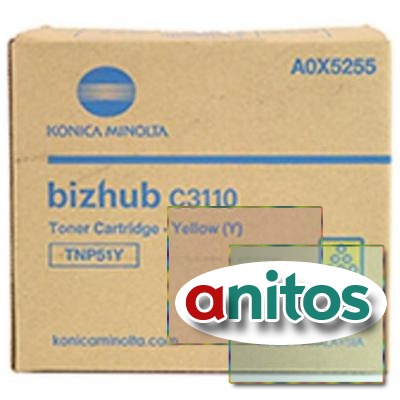 Тонер-картридж Konica Minolta TNP-51Y жел. для bizhub C3110 (A0X5255)