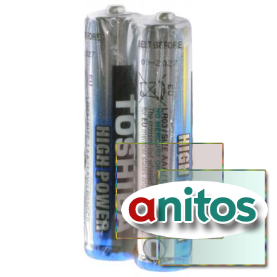 ��������� ������������ ��� TOSHIBA Alkaline LR03GCP SP-2RU LR03 SR2, � ���� 60 ��