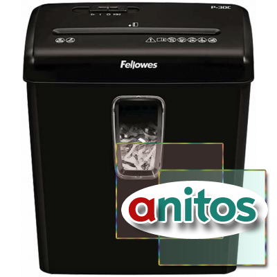  () FELLOWES POWERSHRED P-30C, 4  ,  434 , 6 ., 15 , FS-60081