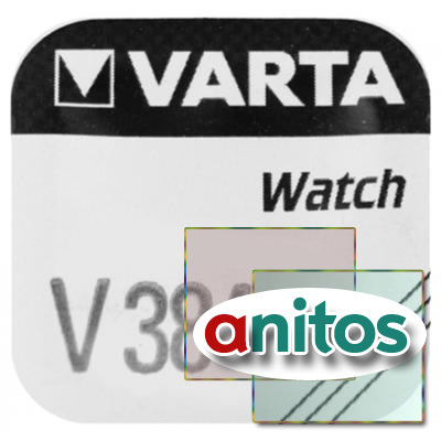 батарейка серебряно-цинковая часовая VARTA                       384