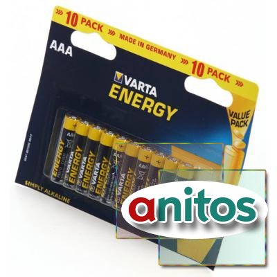 ��������� ������������ ��� VARTA ENERGY 4103 LR03 BL10