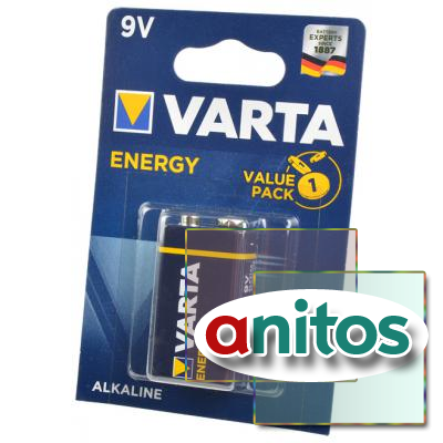 ��������� ����� �05 VARTA ENERGY 4122 9V BL1