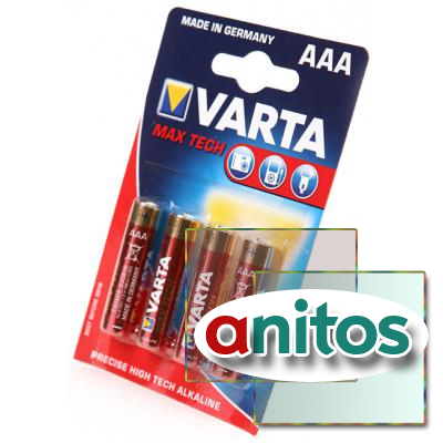 ��������� ������������ ��� VARTA MAX TECH 4703 LR03 BL4