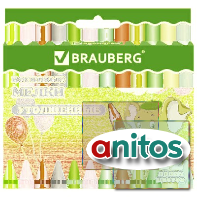 �������� ����� ���������� BRAUBERG, ����� 12 ������, 222966