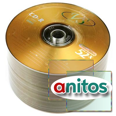 Компакт диск CD записываемый VS CD-R 80 52x Bulk/50