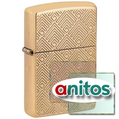  ZIPPO Armor   High Polish Brass, /, , 38x13x57 
