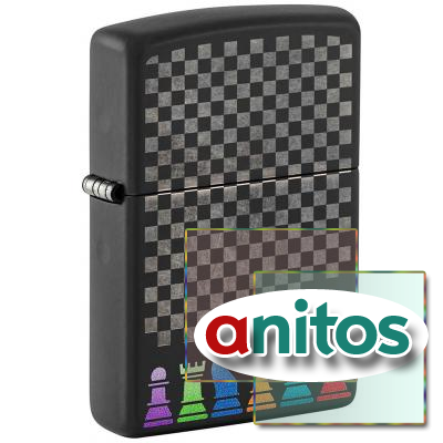  ZIPPO Chess Pieces   Black Matte, /,  38x13x57 