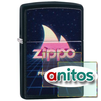 ��������� ZIPPO Classic � ��������� Black Matte, ������/�����, ������, �������, 36x12x56 ��