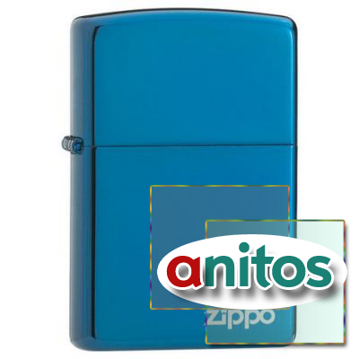 ��������� ZIPPO Classic � ��������� Sapphire�, ������/�����, �����, ���������, 36x12x56 ��