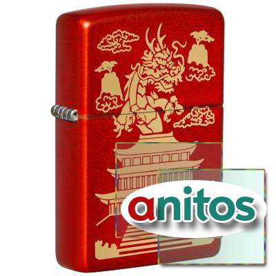  ZIPPO Eastern Design   Metallic Red, /, , 38x13x57 