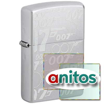  ZIPPO James Bond   Satin Chrome, /, , 38x13x57 