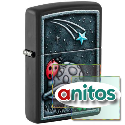  ZIPPO Ladybug Design   Black Matte, /, , , 38x13x57 
