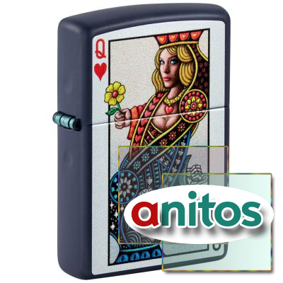  ZIPPO Queen Design   Navy Matte, /, , , 38x13x57 