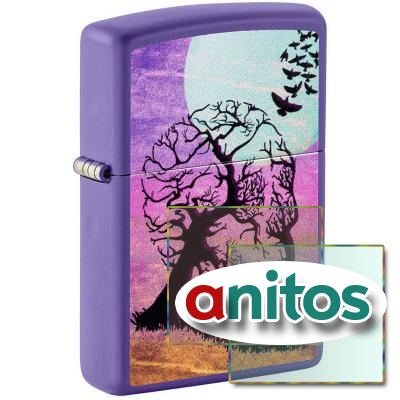  ZIPPO Skull Tree   Purple Matte, /,  38x13x57 