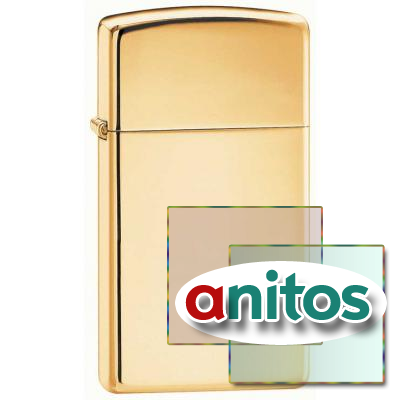  ZIPPO Slim   High Polish Brass, /, , 30x10x55 