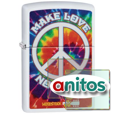  ZIPPO Woodstock   White Matte, /, , , 36x12x56 