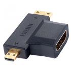 PERFEO  HDMI A  - HDMI D (micro HDMI)  + HDMI C (mini HDMI)  (A7006)