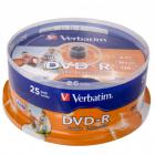 VERBATIM DVD-R 4,7 GB 16x CB/25 Ink Print