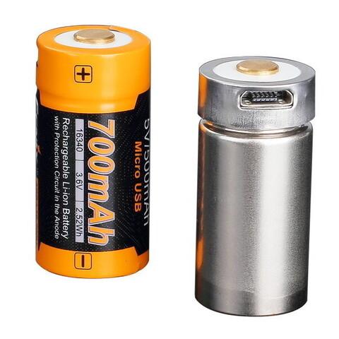  16340 Fenix 700 UP mAh Li-ion   USB