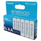  Panasonic eneloop BK-3MCDE/8HH 2000 AA BL8