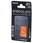  Panasonic eneloop pro BK-3HCDE/4CP+case 2500 AA +  BL4