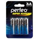 Батарейка Perfeo LR6/4BL Super Alkaline