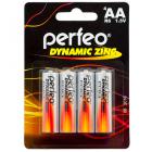 Батарейка Perfeo R6/4BL Dynamic Zinc