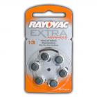 Батарейка для слуховых аппаратов воздушно-цинковая RAYOVAC ZA13/6BL EXTRA