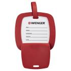 Бирка для багажа Wenger, красная, 4,1x4,1x0,4 см