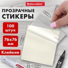    () BRAUBERG TRANSPARENT 7676, 100 , 115205