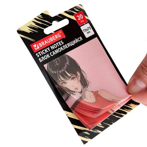 ���� ������������� (�������) BRAUBERG ANIME, 73�73 ��, 20 ������, 116707