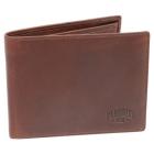 Бумажник Klondike Dawson, коричневый, 12х2х9,5 см