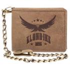 Бумажник Klondike «Happy Eagle», цвет коричневый, 12,5x10 см