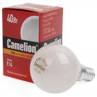 Лампа накаливания сферическая Camelion 40/D/FR/E14