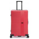 Чемодан Torber Elton, красный, ABS-пластик, 38х22х54 см, 35 л