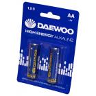 ������� ������� DAEWOO High Energy Alkaline LR6 BL2