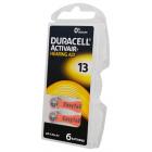   DURACELL HEARING AID ACTIVAIR 13  .  6 