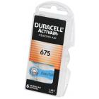 ������� ������� DURACELL HEARING AID ACTIVAIR 675 � �����. ����� 6 ��