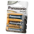 Элемент питания Panasonic Everyday Power LR20EPS/2BP LR20 BL2