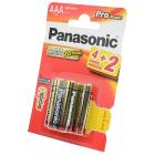    Panasonic Pro Power LR03PPG/6BP 4+2F LR03 4+2 BL6