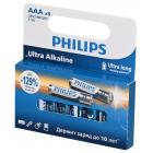 ������� ������� PHILIPS Ultra Alkaline LR03E8W/51 LR03 BL8